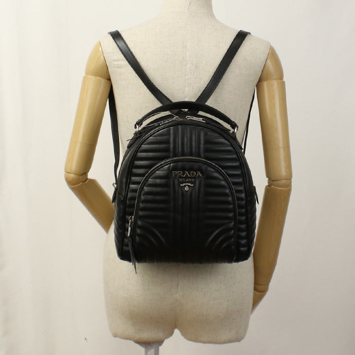 D Backpack Diagram Backpack Women Handbag Leather Black
