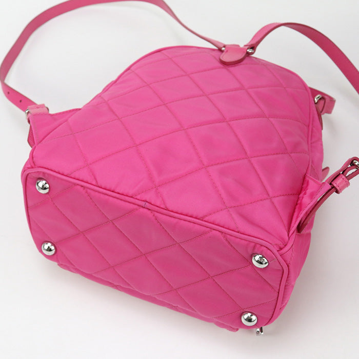 As Backpack Backpack Women Handbag Nylon Pink
