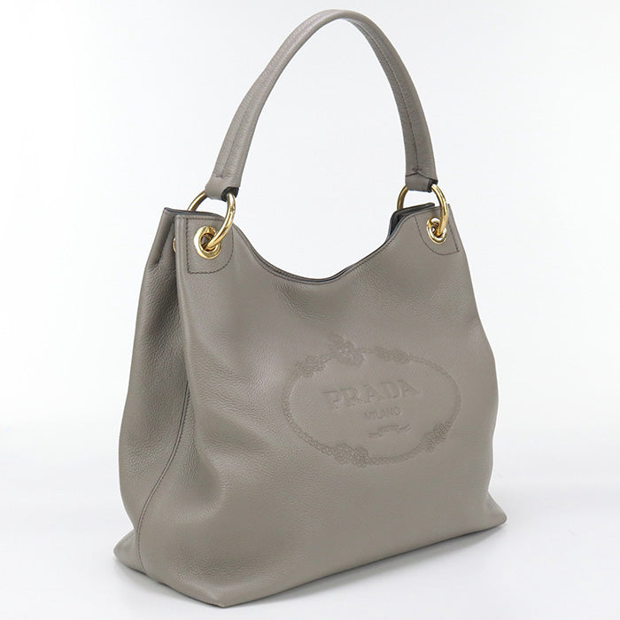 E K Shoulder Bag One Shoulder Bag Leather Beige