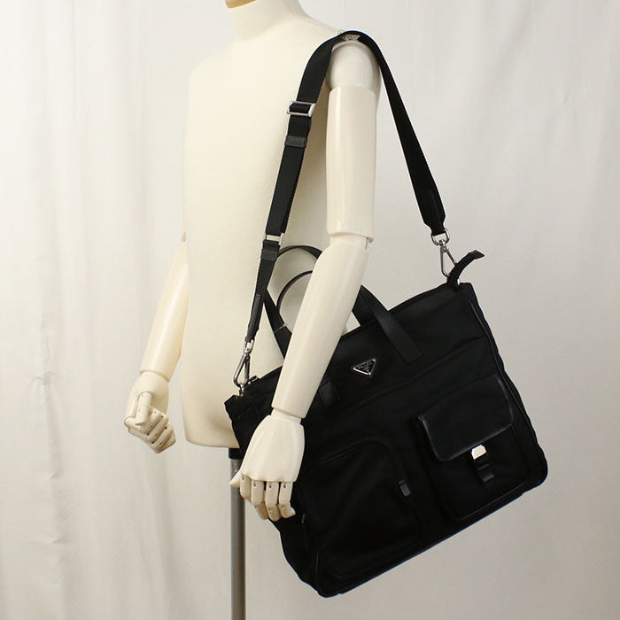 Way Tote Bag Mens Nylon Black