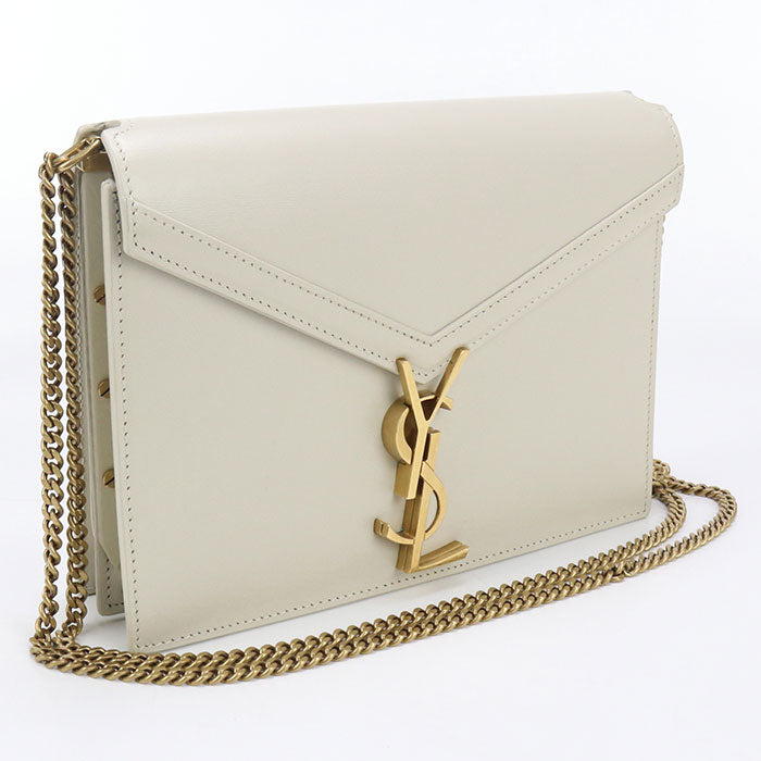 Saint Shoulder Bag Cassandra Chainbag Ivory Women Leather