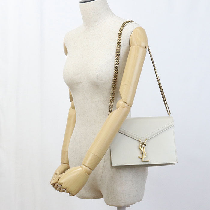 Saint Shoulder Bag Cassandra Chainbag Ivory Women Leather