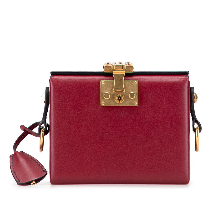 Dior Addict Box Shoulder Bag Leather Small