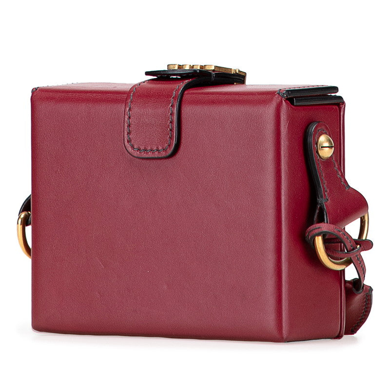 Dior Addict Box Shoulder Bag Leather Small