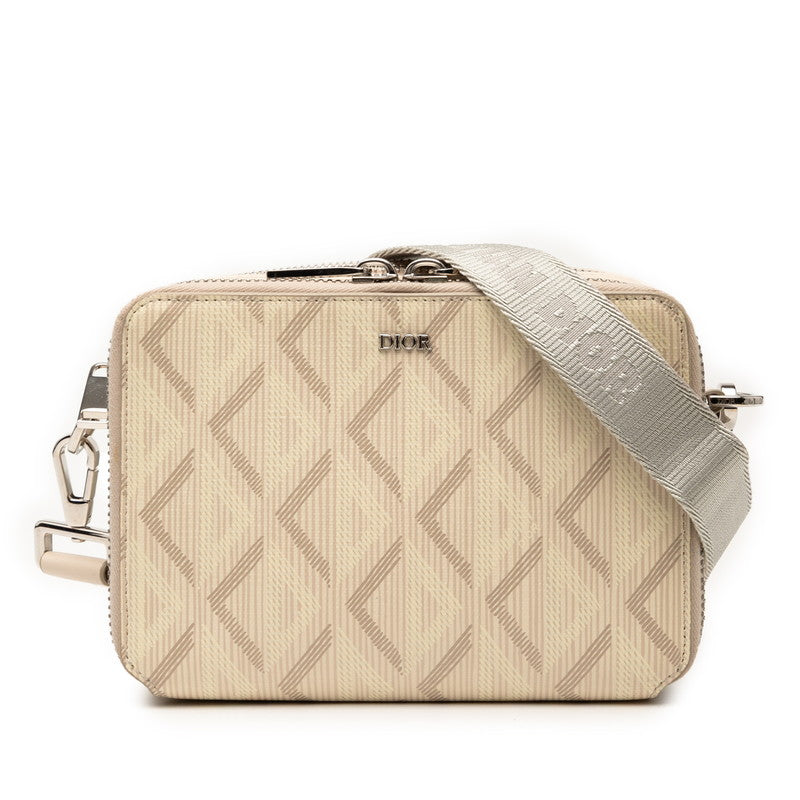 Dior Cd Diamond Pvc Shoulder Bag Leather