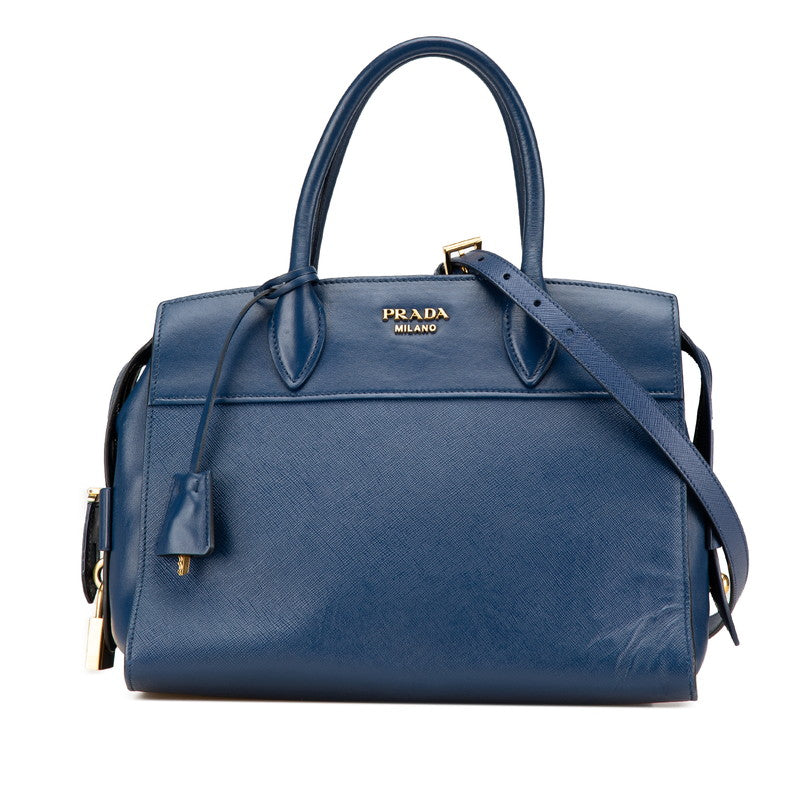 Prada Esplanade 2Way Bag Leather Travel Bag 2Way Leather Handbag