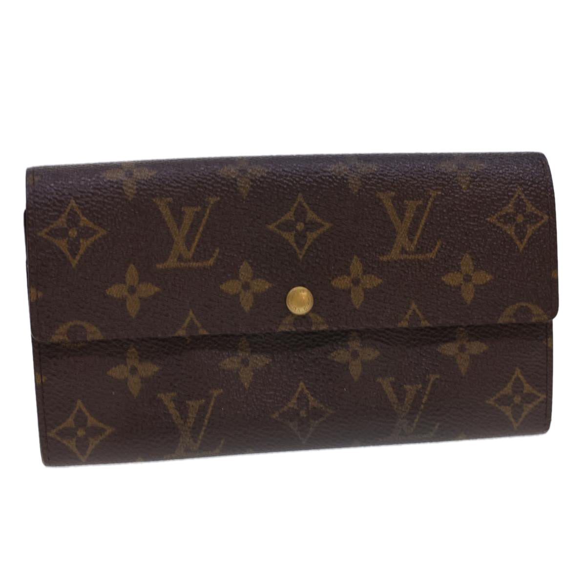 LOUIS VUITTON Monogram Pochette Porte Monnaie Credit Wallet M61725 LV uy107