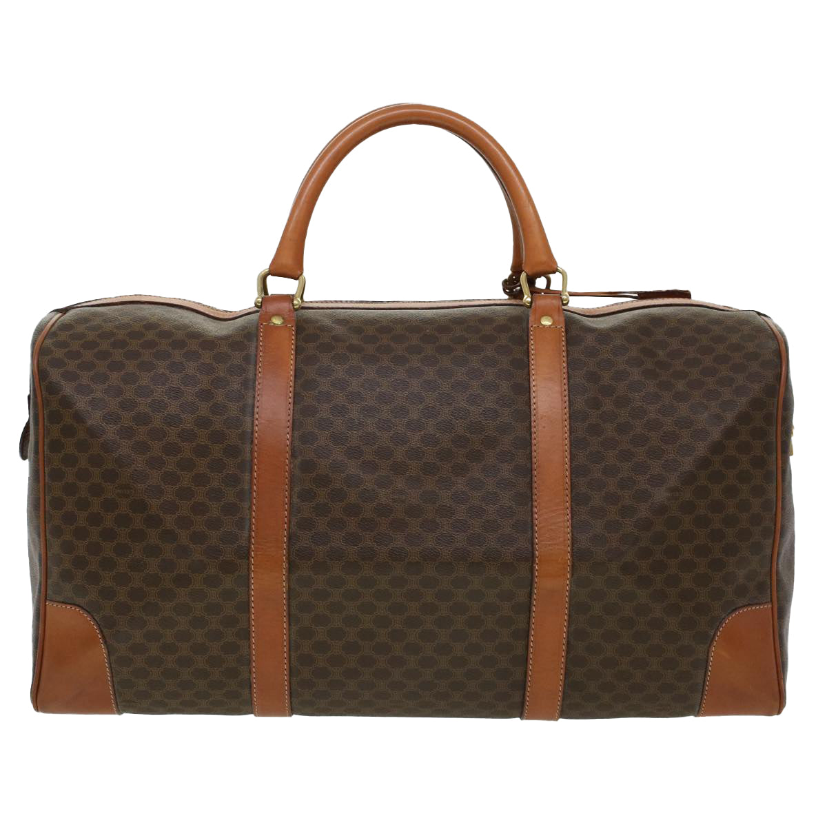 Luxury Macadam Boston Bag Pvc Uy Leather Canvas Travel Bag