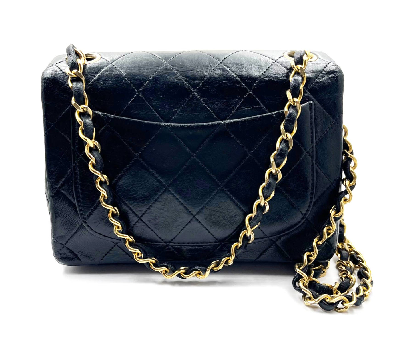 CHANEL   Classic Black Mini Timeless Crossbody Bag