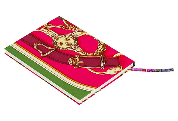 Hermes Brides De Gala Silk Notebook Handbag Pink Travel Bag Silk Notebook Her080143Vfemfe