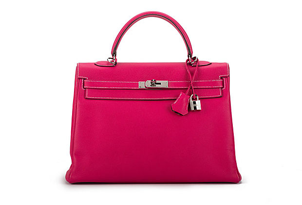Hermes Kelly Candy Rose Tyrien Handbag Travel Bag