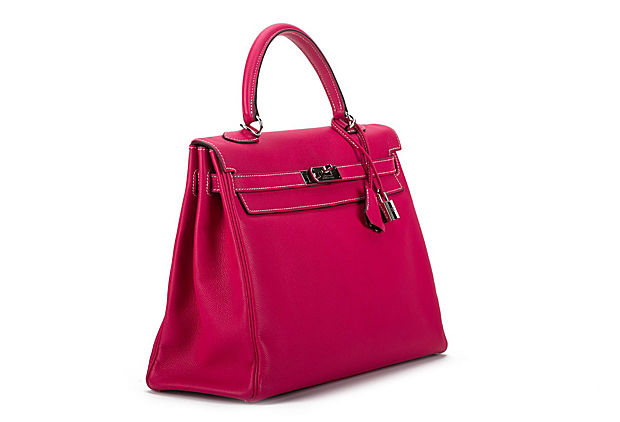 Hermes Kelly Candy Rose Tyrien Handbag Travel Bag
