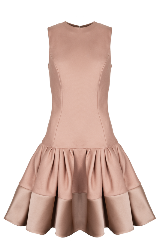 Dior Ruffled Dress Rosa Handbag