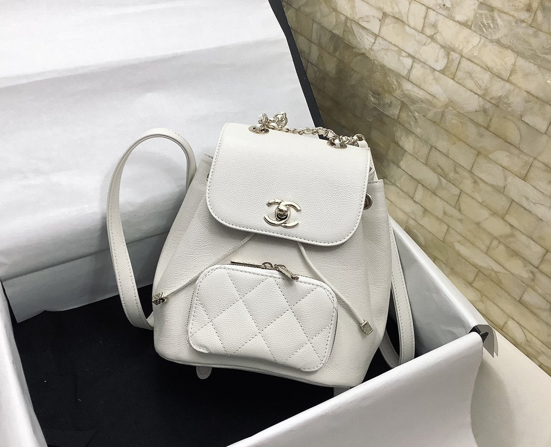 Chlsmall Affinity Backpack For Women Bags White