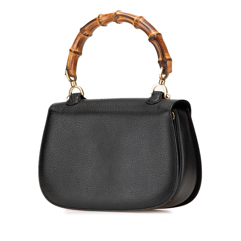 Gucci Bamboo 2Way Bag Leather Travel Bag Bag 3