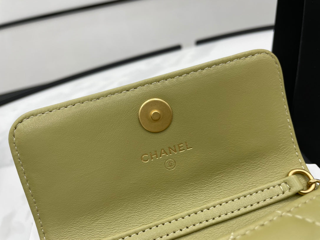 CHLMini , ’s 7.5in 19cm Green Flap Mini Bag