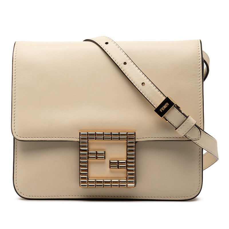 Fendi Fab Shoulder Bag Leather