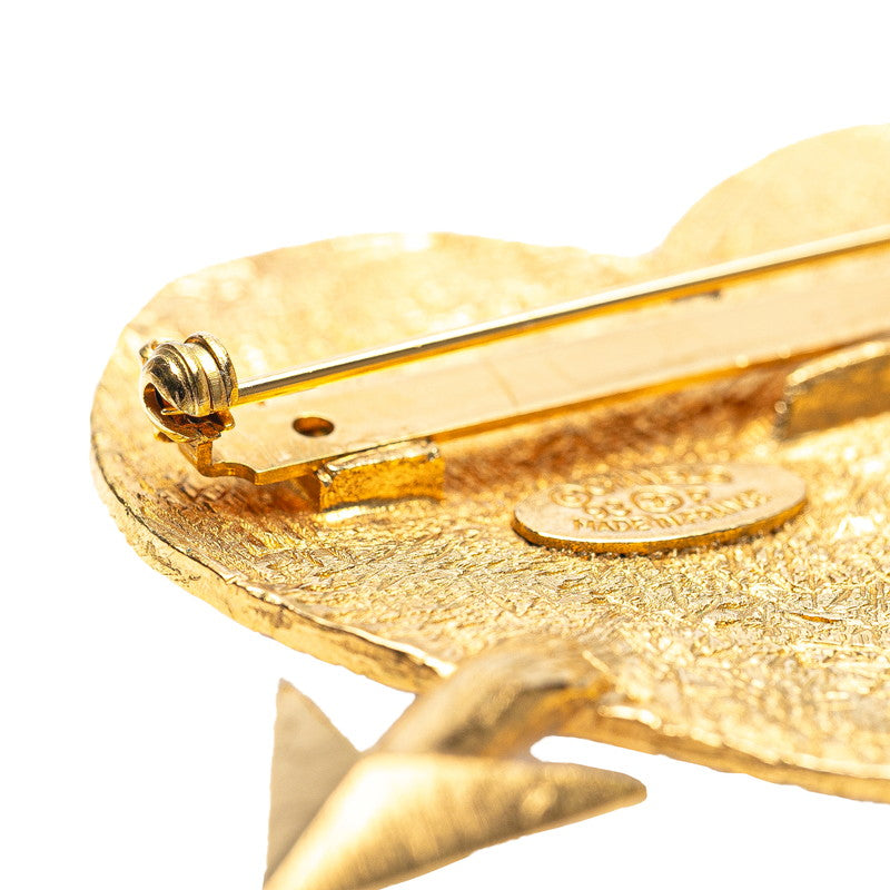 Chanel Coco Mark Arrow Heart Brooch