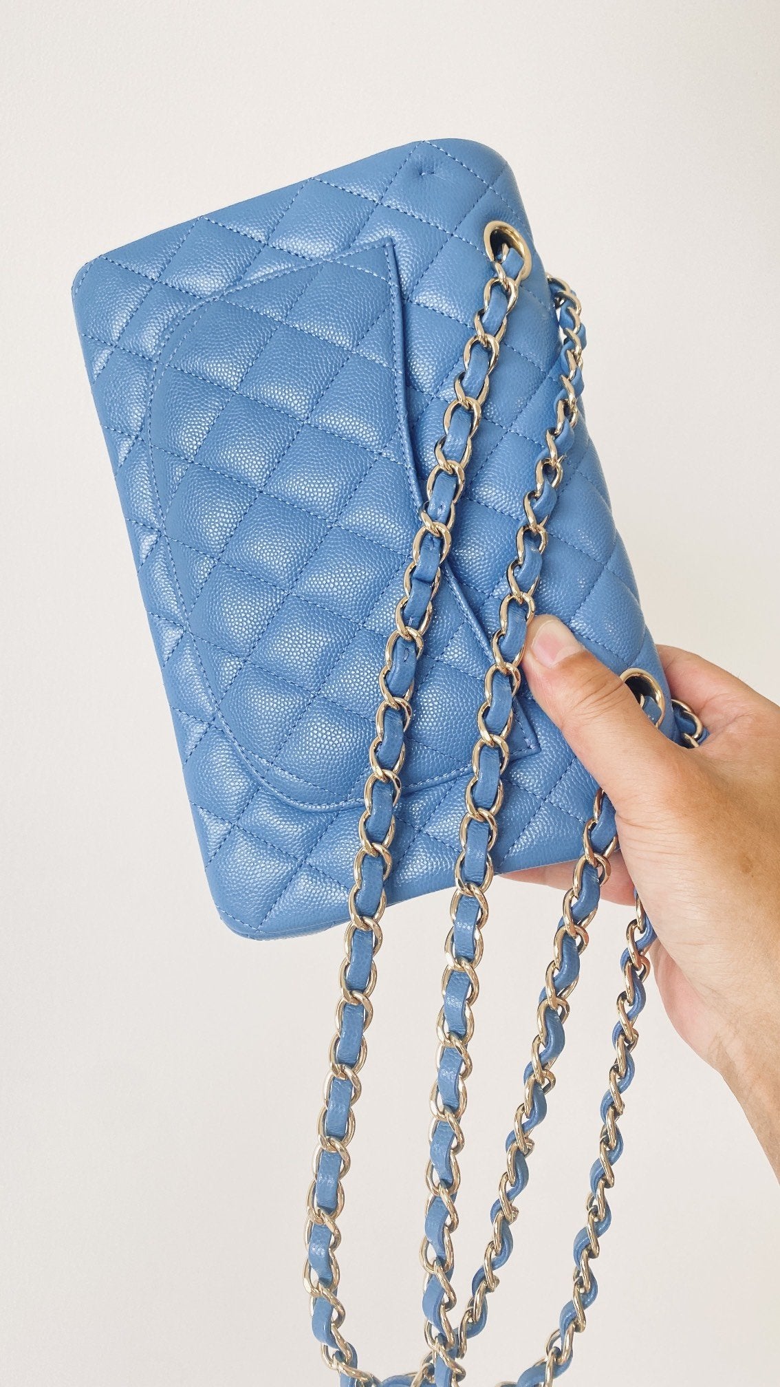 CHLSmall Classic , ’s 9.1in Blue Handbag