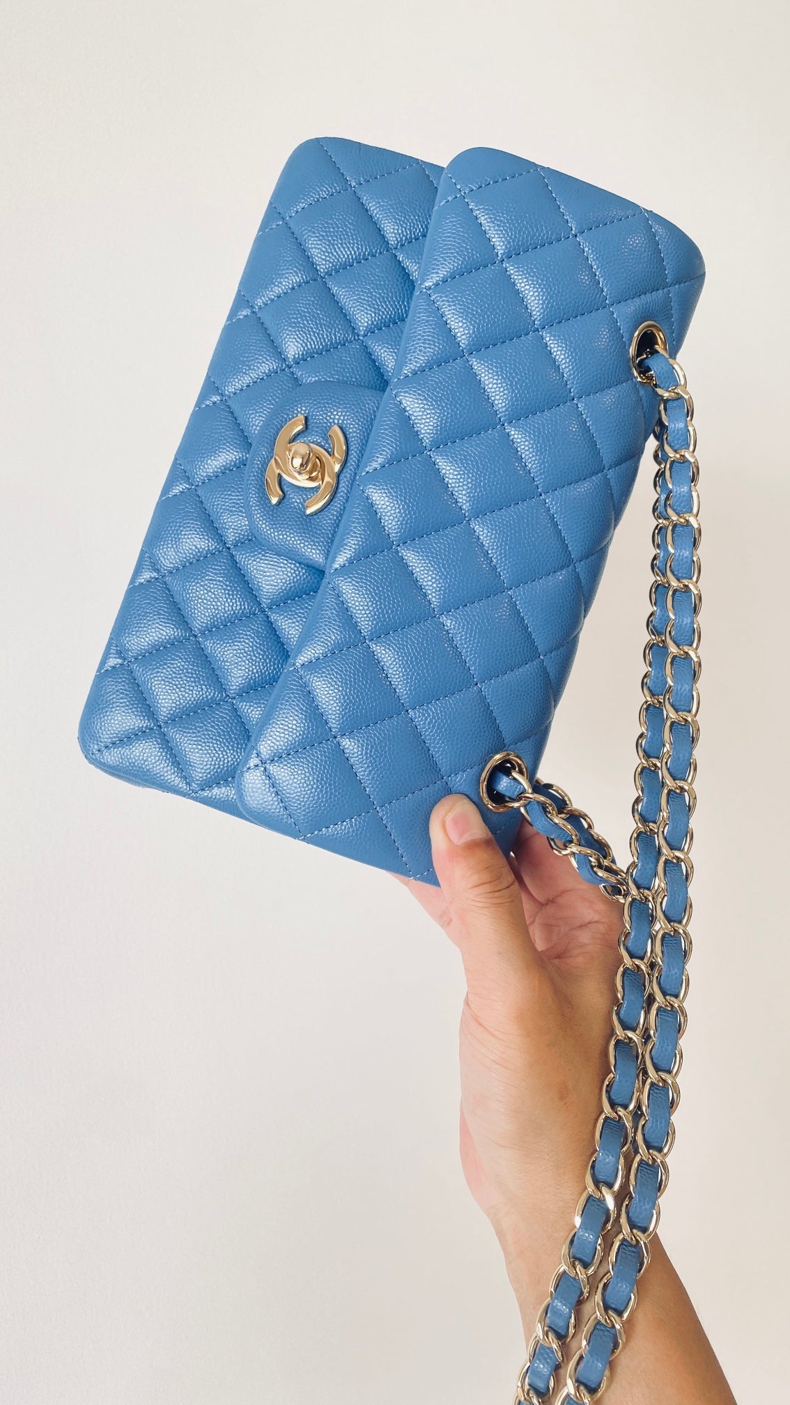 Chlsmall Classic Handbag For Women Bags Blue Travel Bag