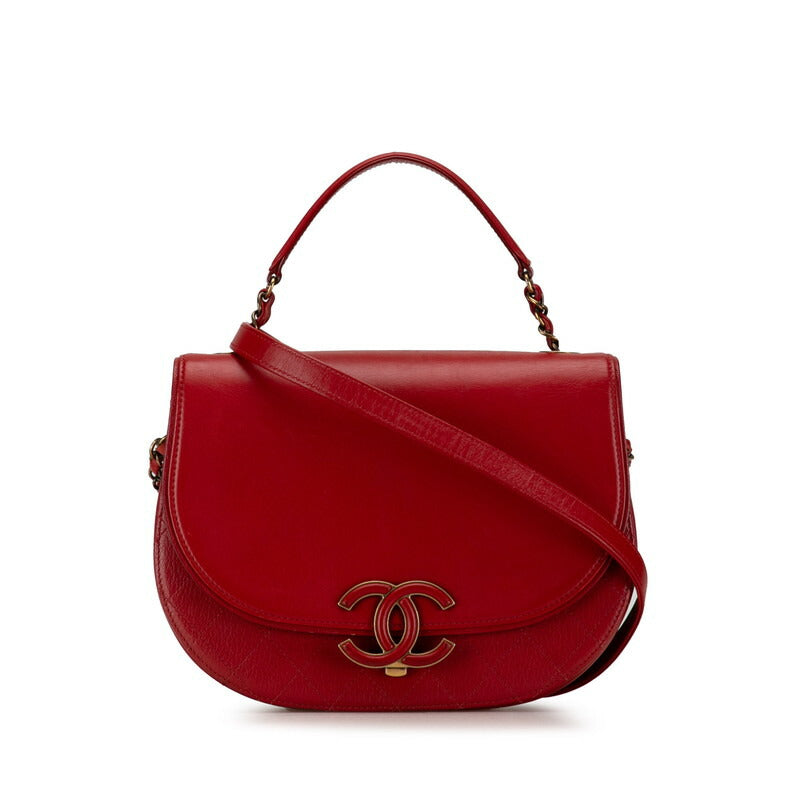 Chanel Coco Mark Leather 2WAY Bag 2