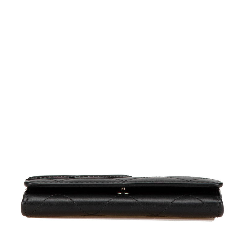 Chanel Cambon Line Coco Mark Lambskin Card Case Bag
