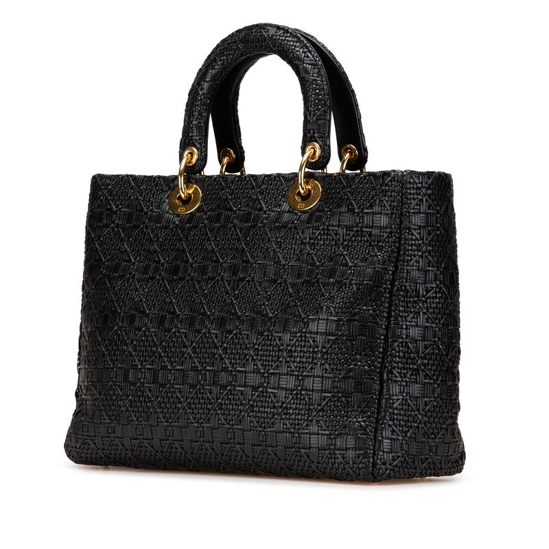 Dior Lady 2Way Bag Leather Travel Bag