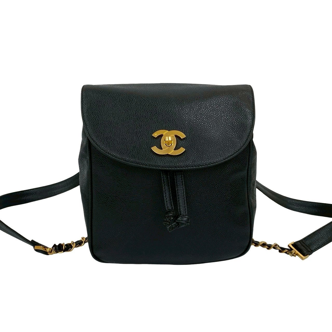 Chanel Coco Mark Caviar Skin Mini Backpack