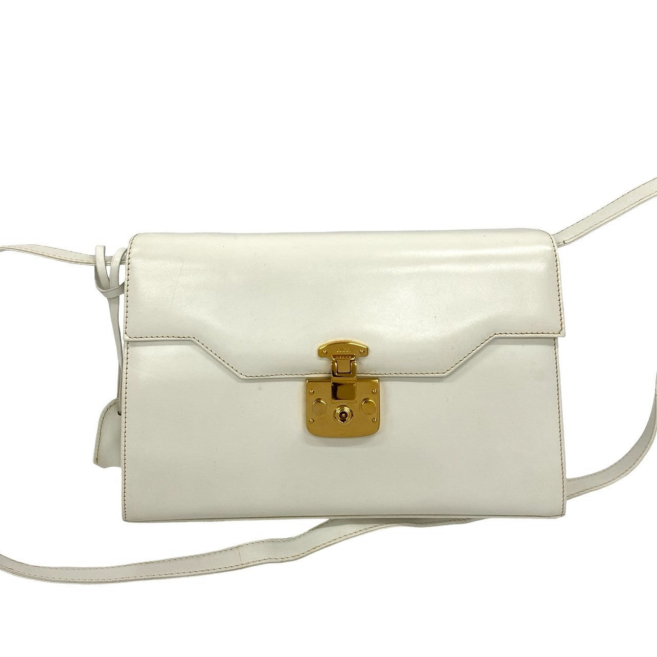 Gucci Lady Lock Calf Shoulder Bag Leather