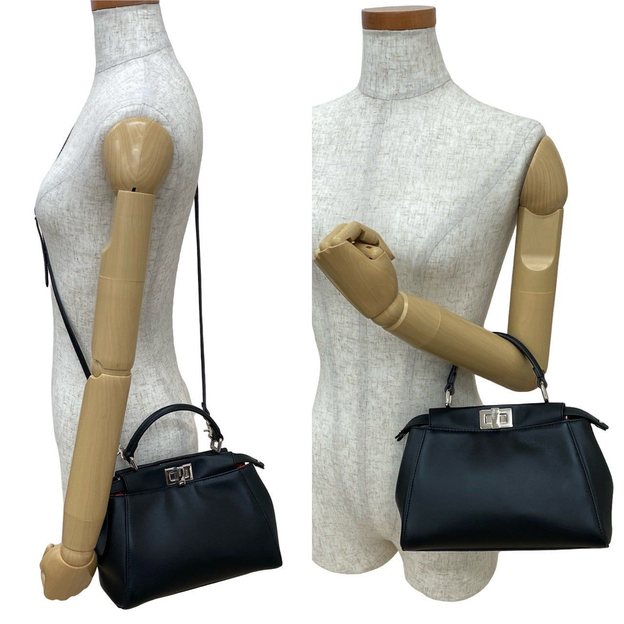 Fendi Peekaboo 2Way Bag Leather Travel Bag 2Way Bag 6