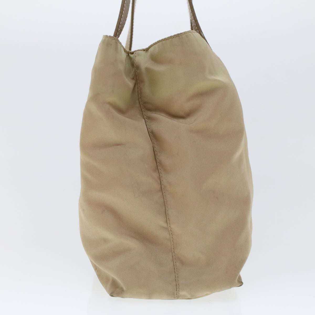 Prada Tote Bag Nylon Beige Nylon Beige Yb174