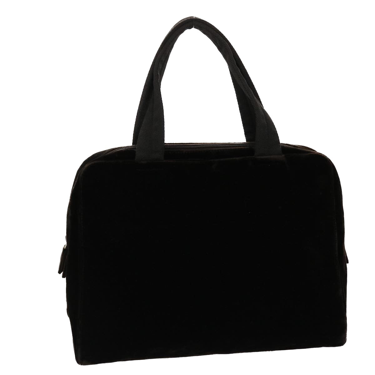 Prada Tote Bag Velor Brown