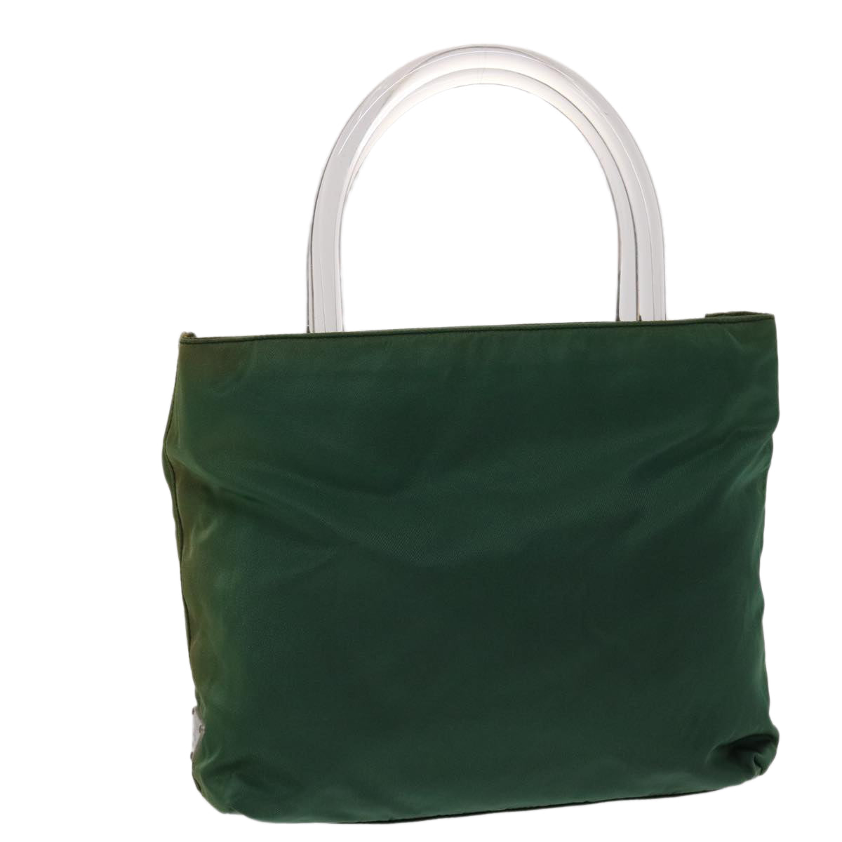 Prada Hand Bag Nylon Green Travel Bag Nylon Green Yb268