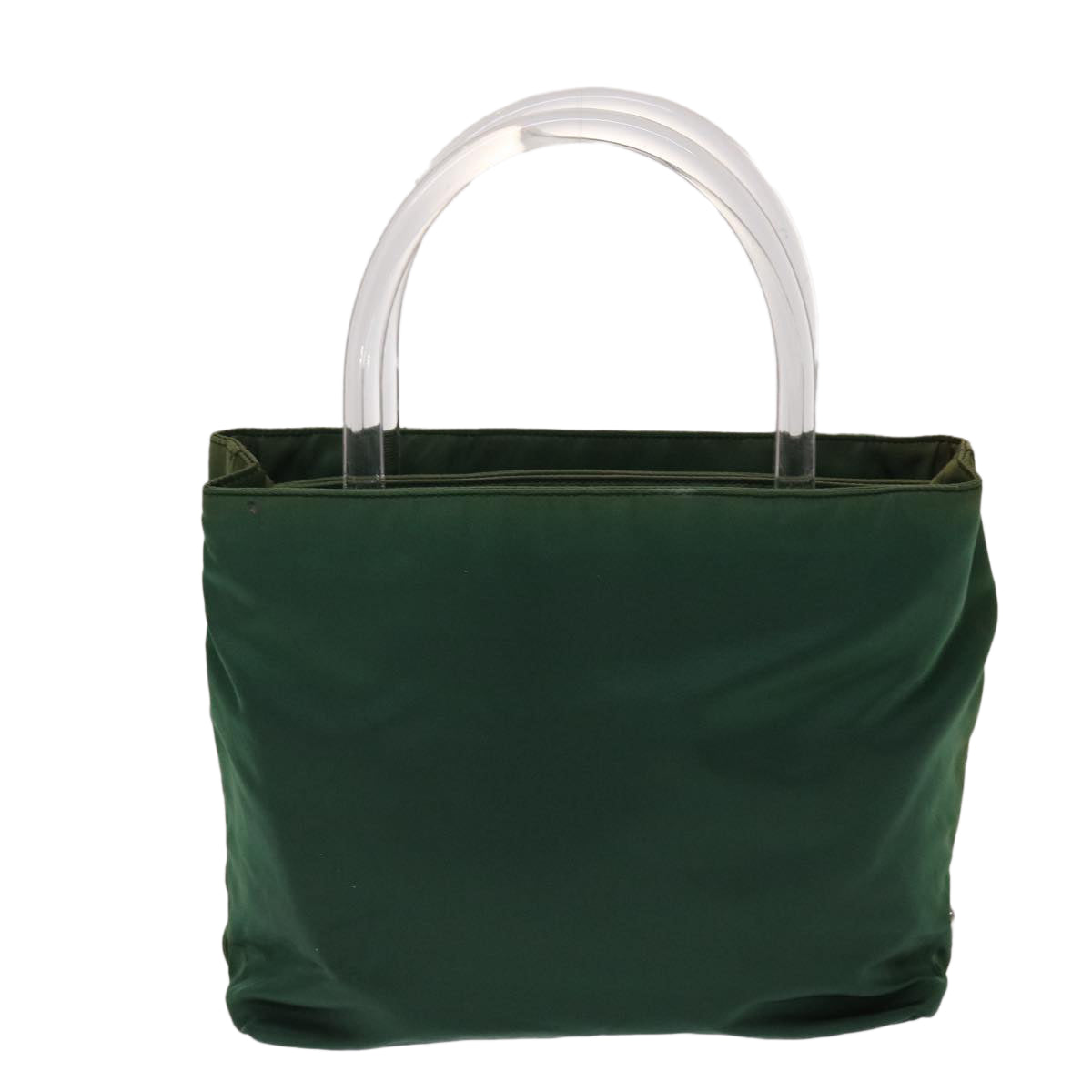Prada Hand Bag Nylon Green Travel Bag Nylon Green Yb268