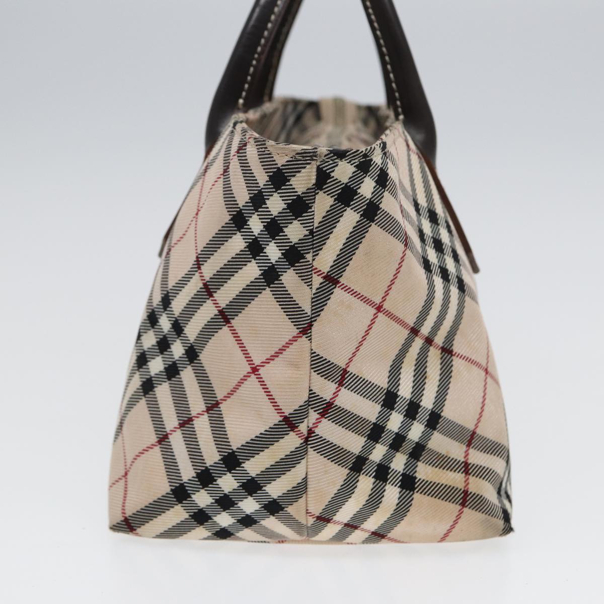 Burberry Luxury ss Nova Check Hand Bag Auth Yb587 Canvas Beige Travel Bag