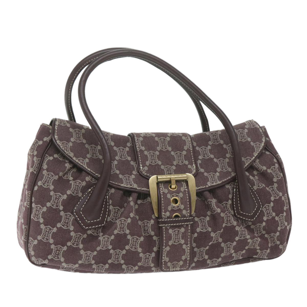 Luxury Paris Macadam Hand Bag Canvas Brown Travel Bag