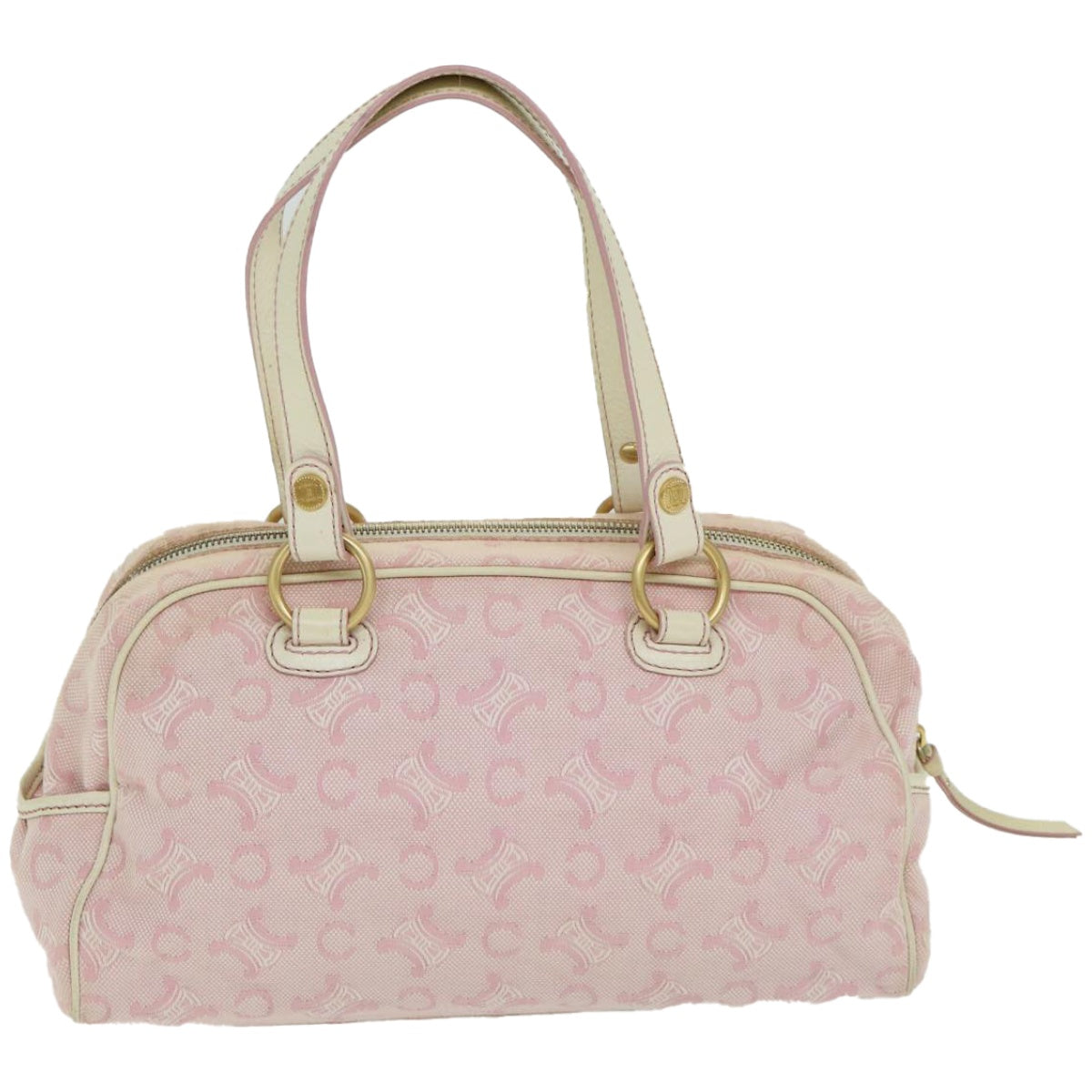 Luxury C Macadam Shoulder Bag Canvas Pink