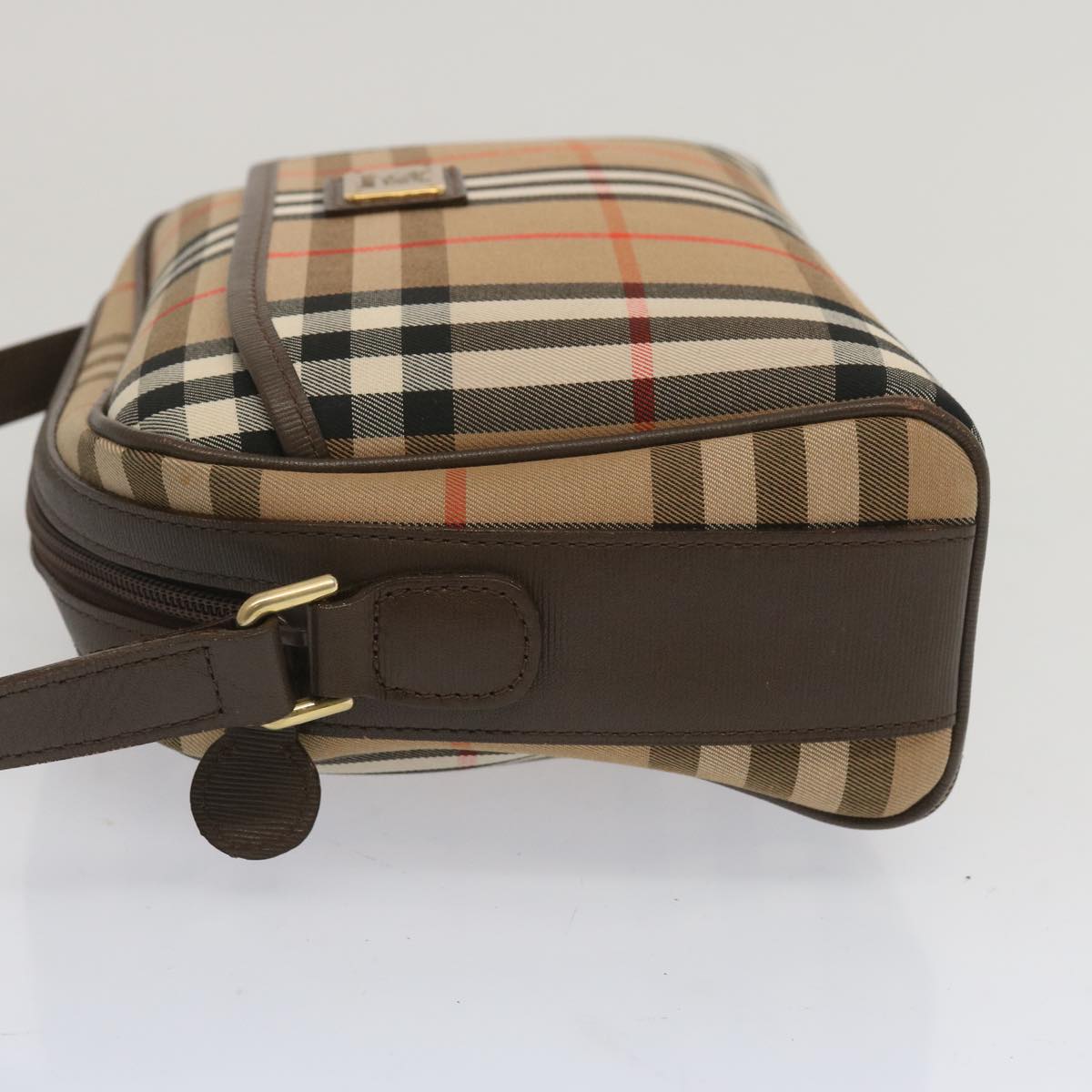 Burberry Luxury ss Nova Check Shoulder Bag Auth Yk10796 Canvas Beige