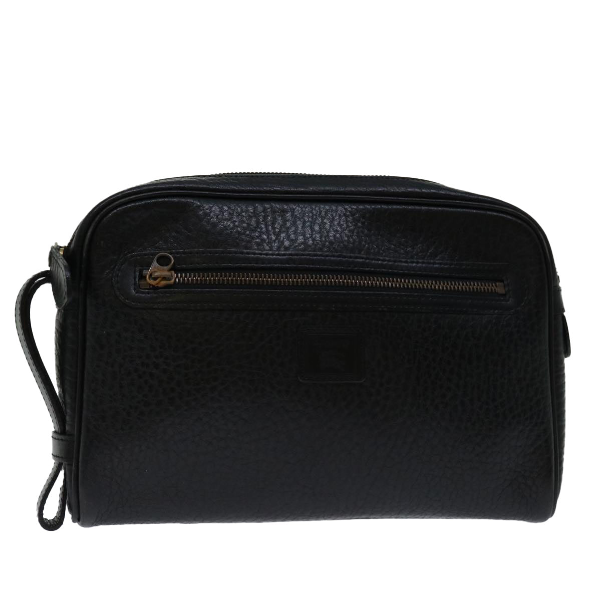 Burberry Luxury ss Clutch Bag Auth Yk11126 Leather Black