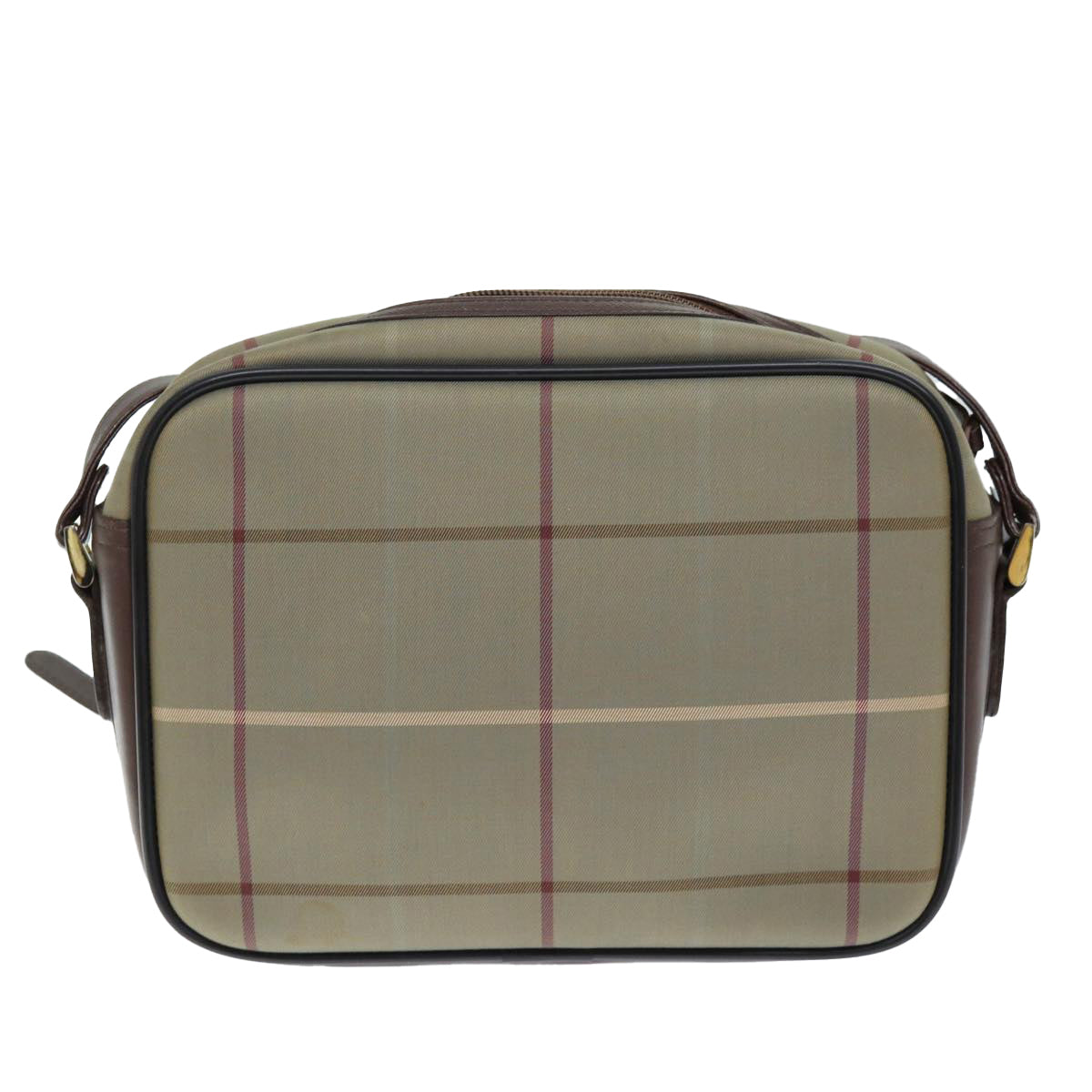 Burberry Luxury ss Nova Check Shoulder Bag Auth Yk12298 Canvas Beige
