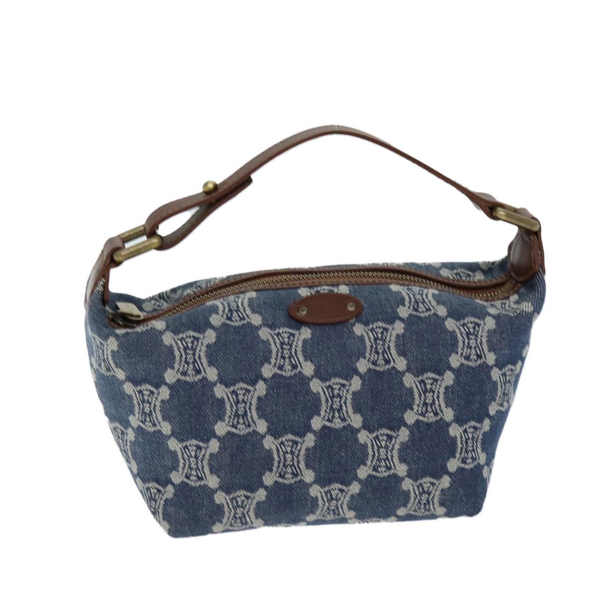 Luxury Paris Macadam Hand Bag Canvas Blue Travel Bag
