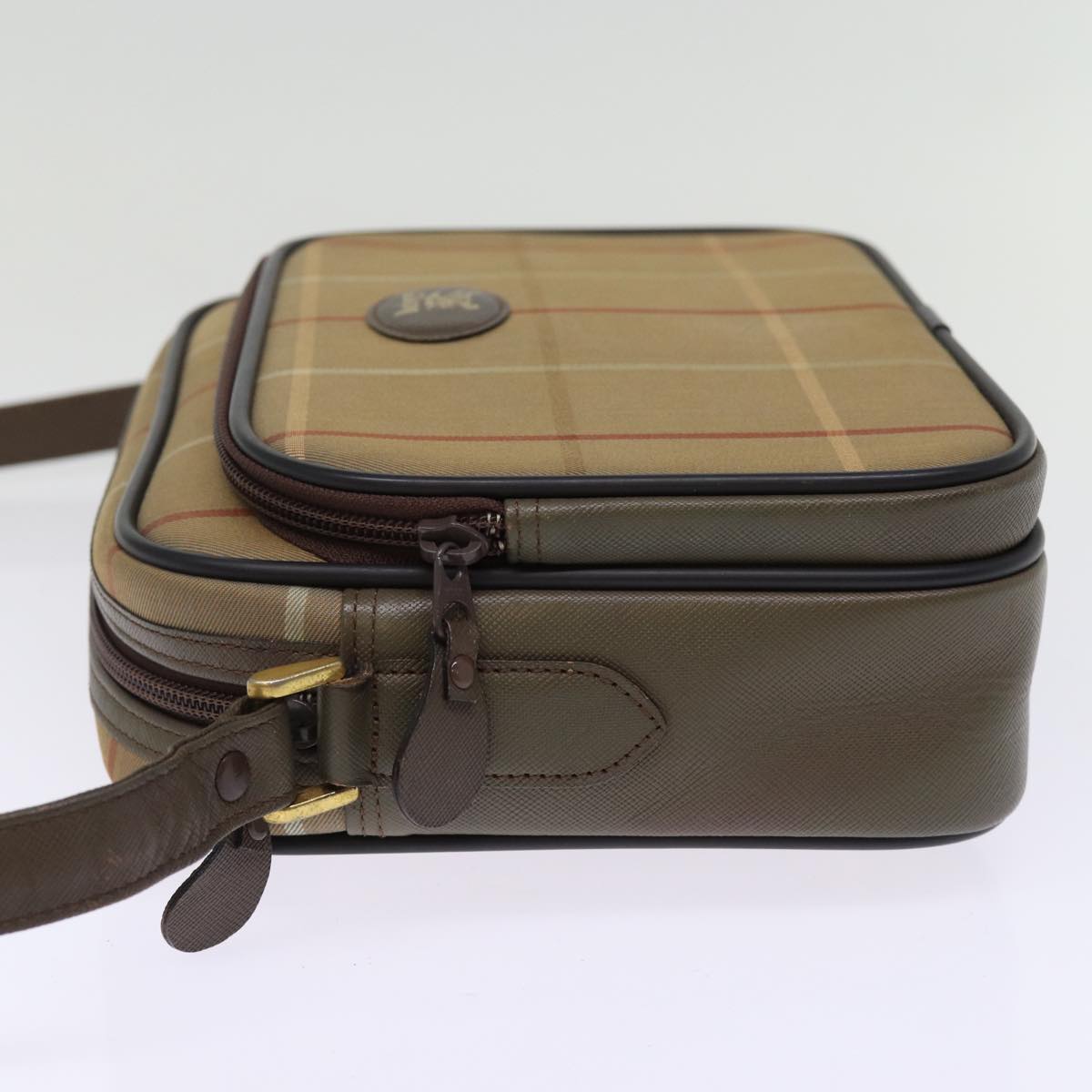Burberry Luxury ss Nova Check Shoulder Bag Auth Yk12716 Canvas Beige