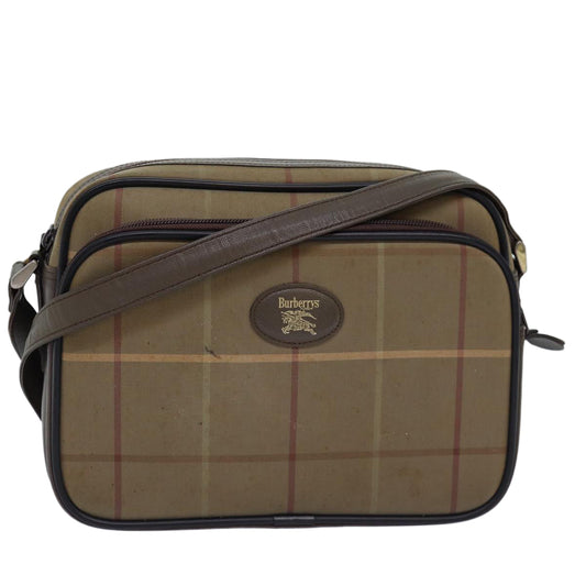 Burberry Luxury ss Nova Check Shoulder Bag Auth Yk12717 Canvas Beige