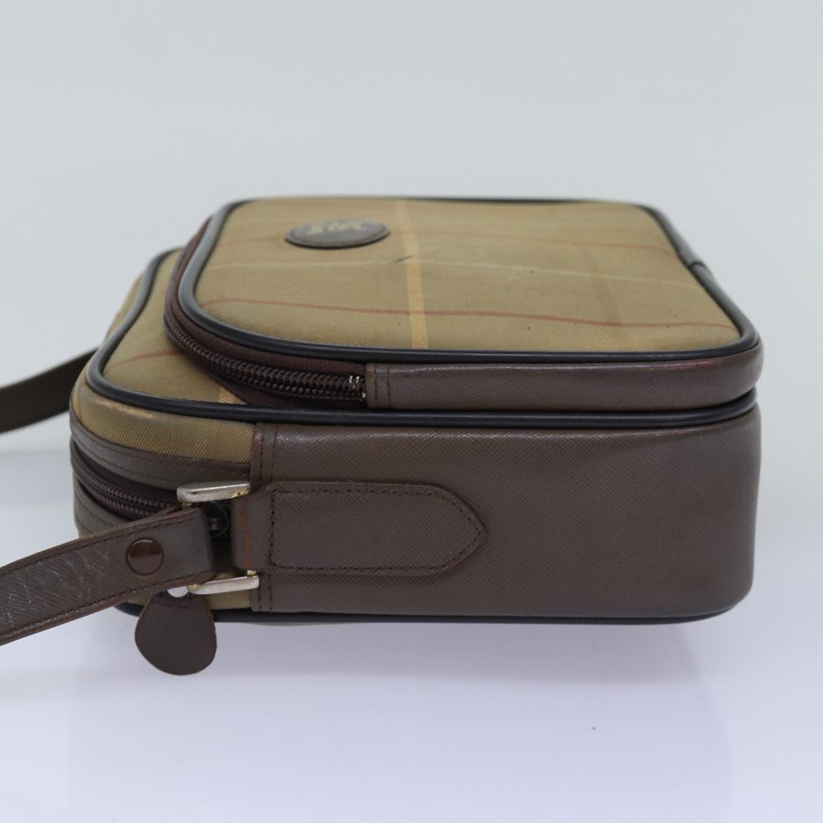 Burberry Luxury ss Nova Check Shoulder Bag Auth Yk12717 Canvas Beige