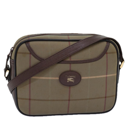 Burberry Luxury ss Nova Check Shoulder Bag Auth Yk12733 Canvas Beige