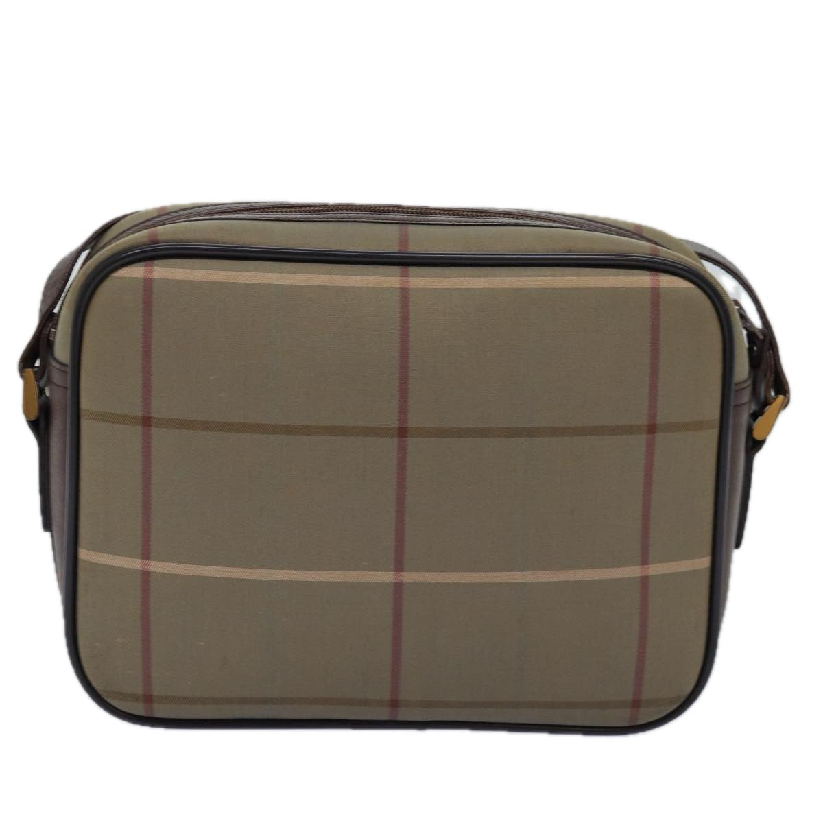 Burberry Luxury ss Nova Check Shoulder Bag Auth Yk12733 Canvas Beige