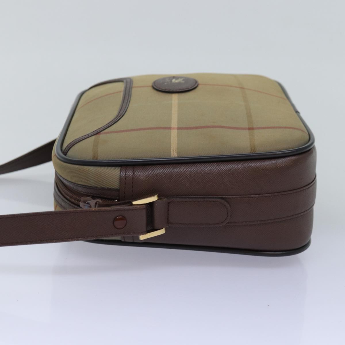Burberry Luxury ss Nova Check Shoulder Bag Auth Yk12733 Canvas Beige
