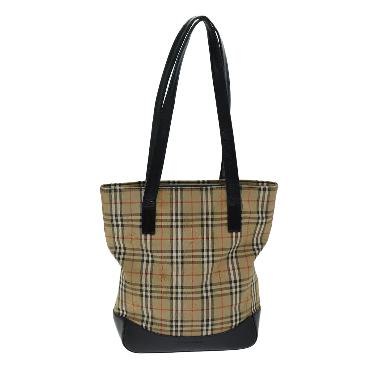 Burberry Luxury Nova Check Tote Bag Auth Yk12758 Canvas Beige