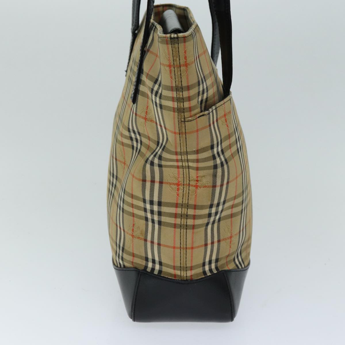 Burberry Luxury Nova Check Tote Bag Auth Yk12758 Canvas Beige