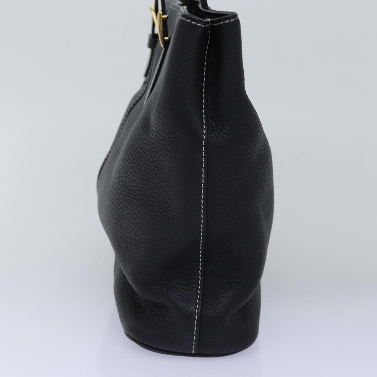 Burberry Luxury ss Hand Bag Auth Yk12762 Leather Black Travel Bag